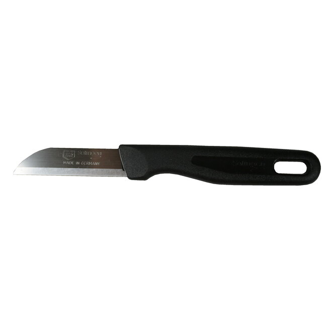 Solingen Schilmesje – RVS Glad – 16 cm – Ophangoog – Zwart