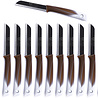 Solingen Solingen Kartelmes - Tomatenmes met Kartel - RVS - 19 cm met "Blade Cover" - Bi-Color Goud met Wit - 10 stuks Solingen Solingen Kartelmes - Tomatenmes met Kartel - RVS - 19 cm met "Blade Cover" - Bi-Color Goud met Wit - 10 stuks