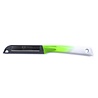 Solingen Solingen Schilmesje - RVS Glad - 19 cm met "Blade Cover" - Bi-Color Groen met Wit - 10 stuks Solingen Solingen Schilmesje - RVS Glad - 19 cm met "Blade Cover" - Bi-Color Groen met Wit - 10 stuks