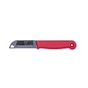 Solingen Solingen Schilmesje - RVS Glad - 16 cm met "Blade Cover" - Rood Solingen Solingen Schilmesje - RVS Glad - 16 cm met "Blade Cover" - Rood
