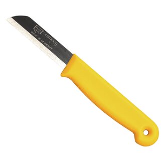 Solingen Schilmesje - RVS Glad - 16 cm met "Blade Cover" - Geel