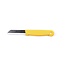 Solingen Schilmesje – RVS Glad – 16 cm met Blade Cover – Geel