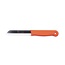Solingen Schilmesje – RVS Glad – 18,5 cm met Blade Cover – Oranje