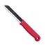 Solingen Schilmesje – RVS Glad – 18,5 cm met Blade Cover – Rood