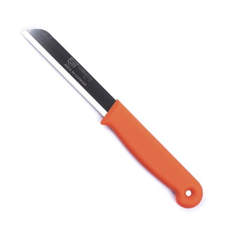 Solingen Schilmesje - RVS Glad - 18,5 cm met "Blade Cover" - Oranje