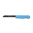Solingen Kartelmes – Tomatenmes met Kartel – RVS – 18,5 cm met Blade Cover – Blauw / Turquoise