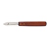 RÖR Solingen RÖR Solingen Dunschiller - Mahonie & RVS - 17,5 cm RÖR Solingen RÖR Solingen Dunschiller - Mahonie & RVS - 17,5 cm