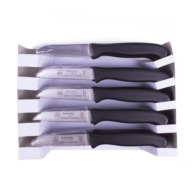 RÖR Solingen Schilmesje Recht – Kunststof Handvat – RVS Lemmet – 10 Stuks