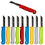 Solingen Schilmesje – RVS Glad – 16 cm met Blade Cover – HACCP Mix – 10 Stuks