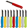 Solingen Solingen Schilmesje - RVS Glad - 16 cm met "Blade Cover" - HACCP Mix - 10 Stuks Solingen Solingen Schilmesje - RVS Glad - 16 cm met "Blade Cover" - HACCP Mix - 10 Stuks