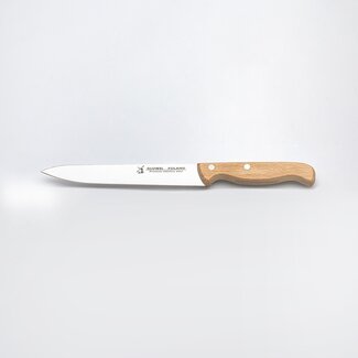 Glowel Universele Keukenmes – 20 cm – Handvat Beukenhout – Type L-200