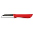Solingen Schil- en Aardappelmesjes – RVS – 16 cm – Dun Heft – Rood – Set van 3