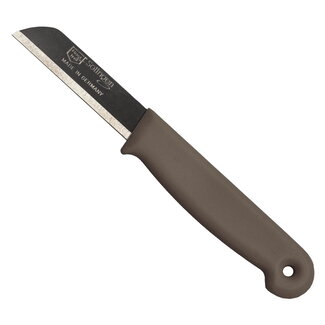 Solingen Schilmesje - RVS Glad - 16 cm met "Blade Cover" - Bruin