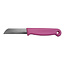 Solingen Schilmesje – RVS Glad – 16 cm met Blade Cover – Roze – 10 Stuks