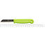 Solingen Schilmesje – RVS Glad – 16 cm met Blade Cover – Groen – 10 Stuks
