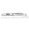 Solingen Solingen Kartelmes - Tomatenmes met Kartel - RVS - 19 cm met "Blade Cover" - Bi-Color Paars met Wit Solingen Solingen Kartelmes - Tomatenmes met Kartel - RVS - 19 cm met "Blade Cover" - Bi-Color Paars met Wit