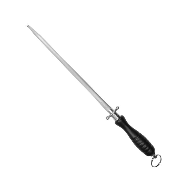 Eikaso Solingen Wetstaal 29 cm – RVS Grof – Ergonomisch Houten Heft – Keukenslijp Essentie