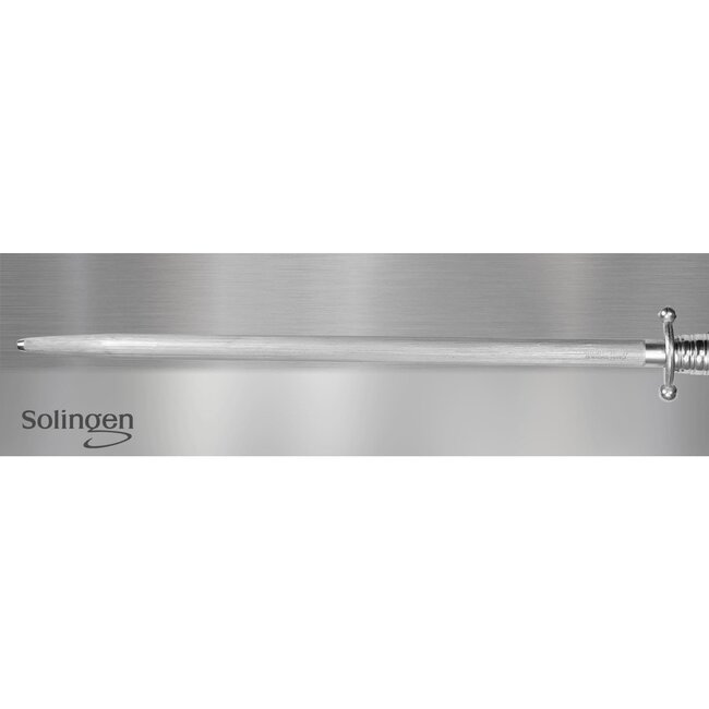 Eikaso Solingen Wetstaal 29 cm – RVS Grof – Ergonomisch Houten Heft – Keukenslijp Essentie