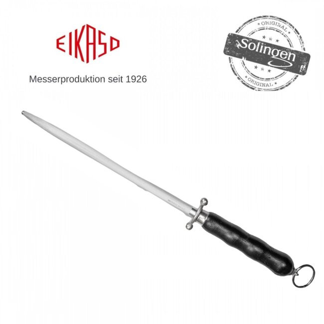 Eikaso Solingen Professioneel Aanzetstaal 26 cm – Grof – Houten Heft
