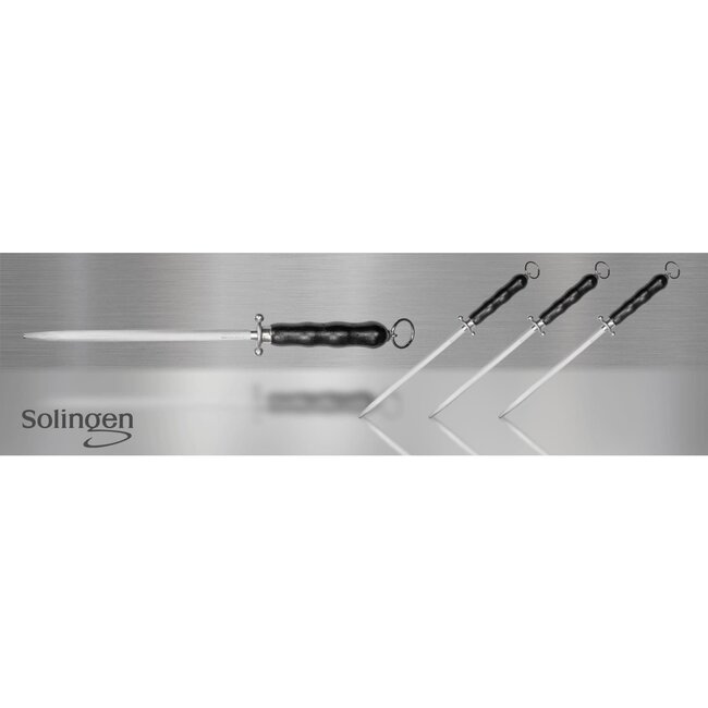 Eikaso Solingen Professioneel Aanzetstaal 26 cm – Grof – Houten Heft