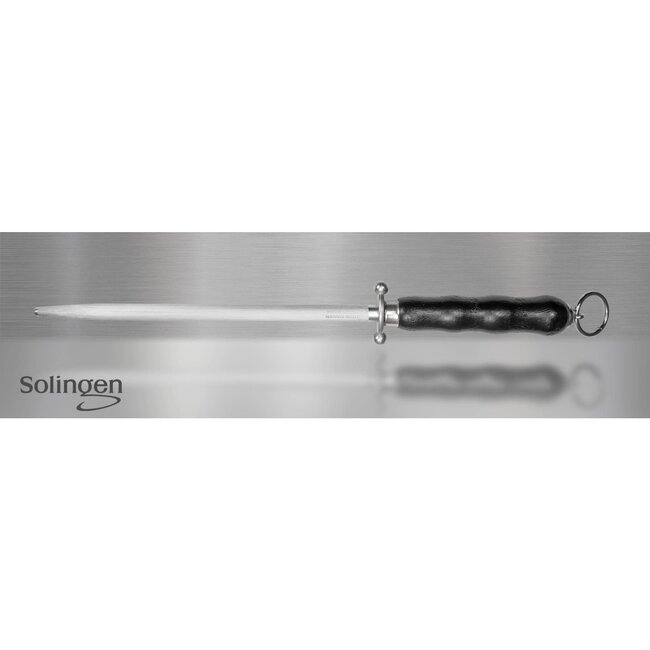 Eikaso Solingen Professioneel Aanzetstaal 26 cm – Grof – Houten Heft