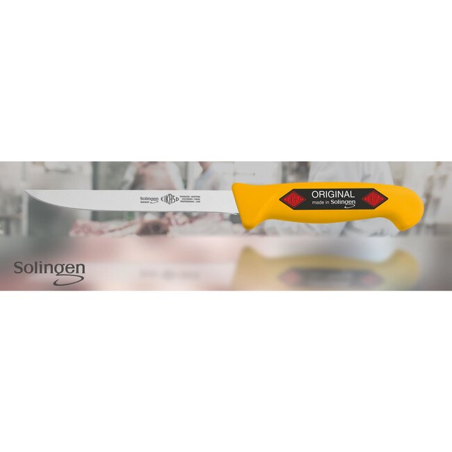 Eikaso Solingen Eikaso Solingen Vleesmes – Geel – Lemmet 15 cm – Semi Flexibel