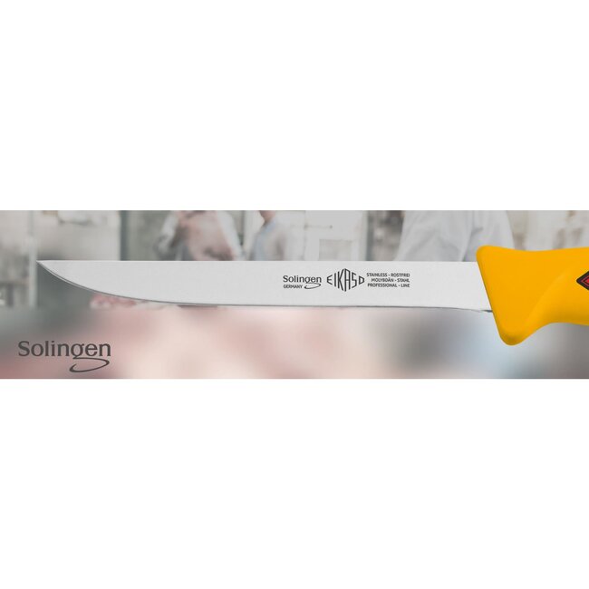 Eikaso Solingen Eikaso Solingen Vleesmes – Geel – Lemmet 15 cm – Semi Flexibel