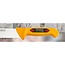 Eikaso Solingen Slagersmes met Bull Nose – 21 cm Lemmet – Stijf – Geel Heft