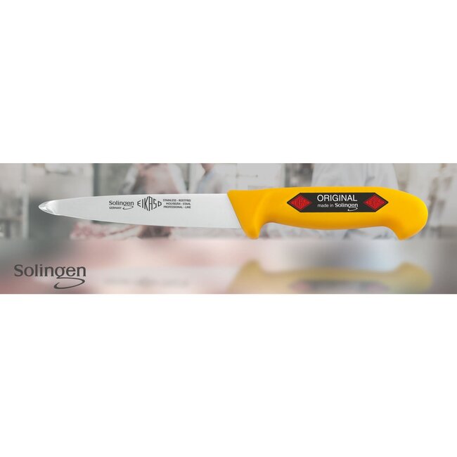 Eikaso Solingen Solingen Darmmes – Recht Lemmet 15 cm – Stijf – Geel Heft