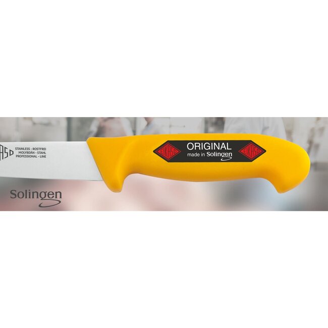 Eikaso Solingen Solingen Darmmes – Recht Lemmet 15 cm – Stijf – Geel Heft