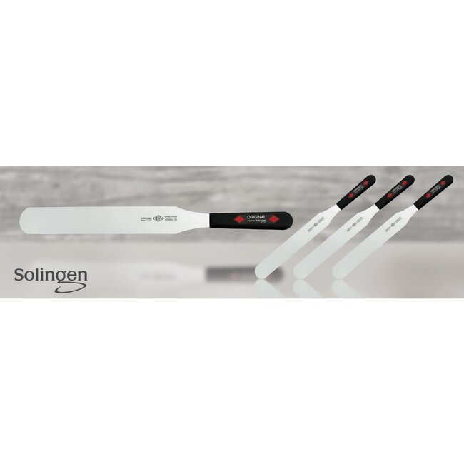 Eikaso Solingen Professioneel Paletmes 30 cm – Flexibel RVS Lemmet – Zwart Handvat