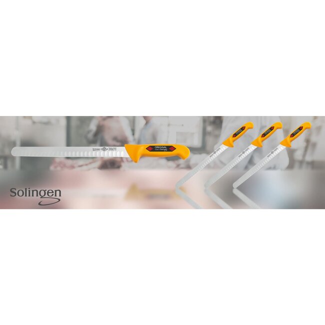 Eikaso Solingen Hammes/Zalmmes met Kuilen – Semi Flexibel – 30 cm – Geel