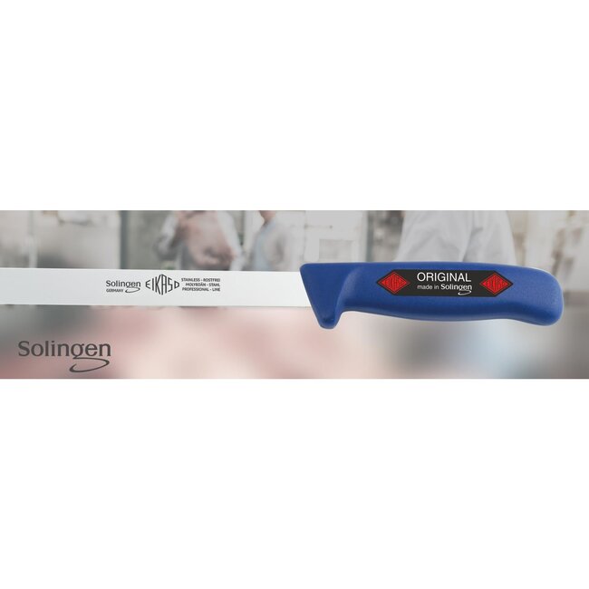 Eikaso Solingen Flexibel Hammes/Zalmmes – 30 cm Lemmet – Ergonomisch Blauw Heft