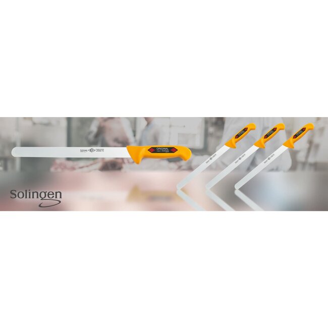 Eikaso Solingen Semi-flexibel Hammes/Zalmmes – 40 cm Lemmet – Ergonomisch Geel Heft