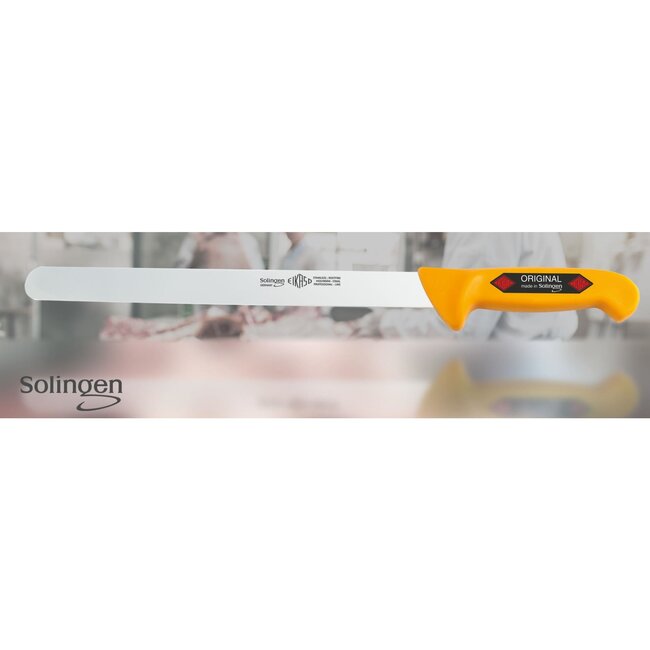 Eikaso Solingen Semi-flexibel Hammes/Zalmmes – 30 cm Lemmet – Ergonomisch Geel Handvat