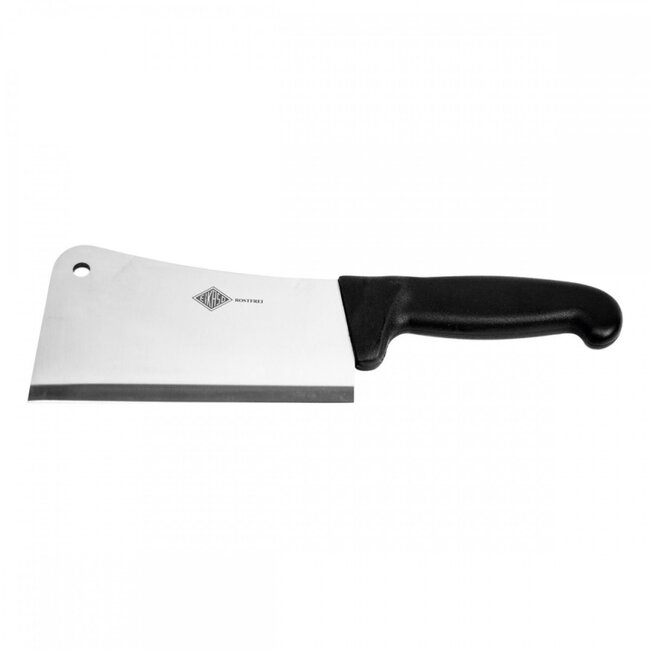 Eikaso Solingen Solingen Hakmes 16 cm – Ergonomisch Zwart Handvat – RVS Lemmet