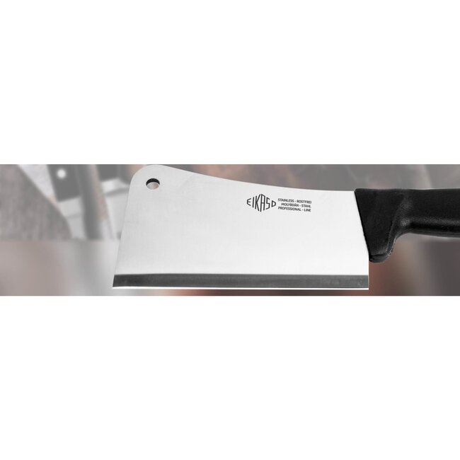 Eikaso Solingen Solingen Hakmes 16 cm – Ergonomisch Zwart Handvat – RVS Lemmet
