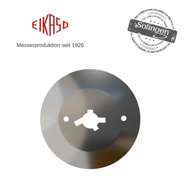 Eikaso Solingen Gyros- / Dönermes – Glad Lemmet Ø 80 mm – Ideaal voor Elektrische Snijmachines