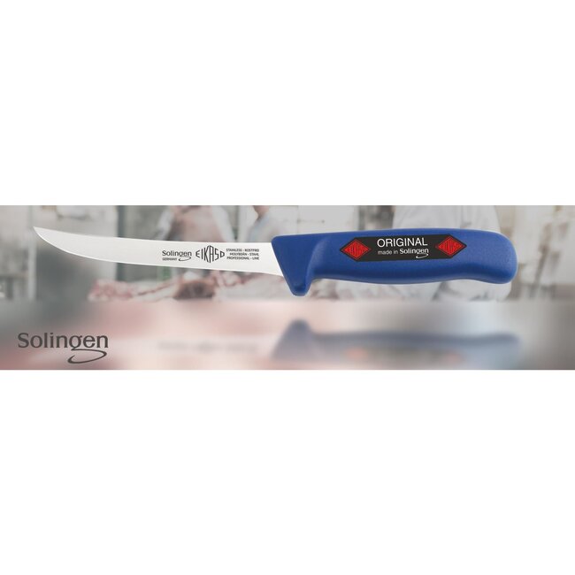 Eikaso Solingen Flexibel Vis Fileermes – 16 cm – Ergonomisch Blauw Handvat