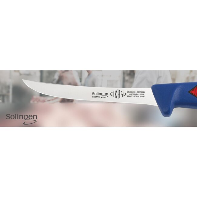 Eikaso Solingen Flexibel Vis Fileermes – 16 cm – Ergonomisch Blauw Handvat