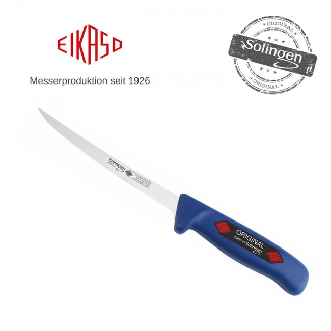 Eikaso Solingen Flexibel Fileermes 16 cm – Nauwkeurig en Comfortabel voor Vis en Vlees