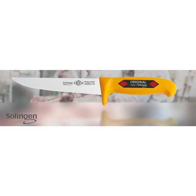 Eikaso Solingen Universeelmes met Stijf Lemmet 21 cm – Geel Profitect Heft