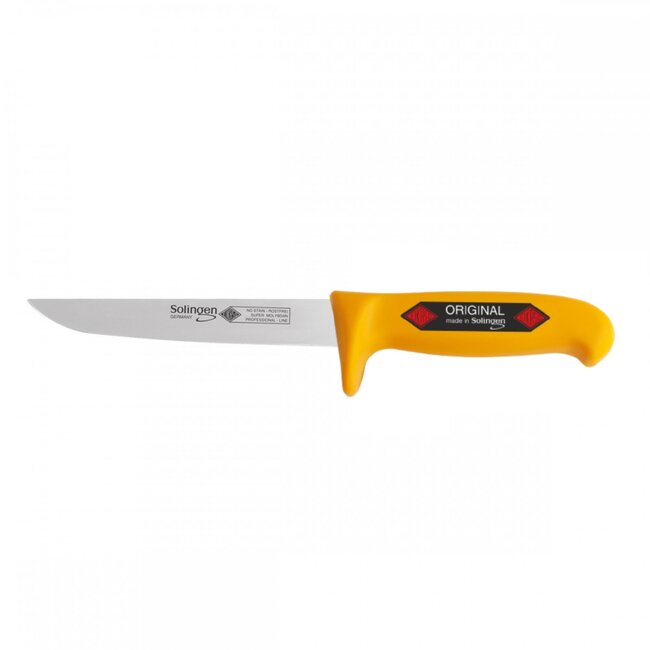 Eikaso Solingen Uitbeenmes 18 cm – Stijf Lemmet – PROfiTECT Heft – Geel