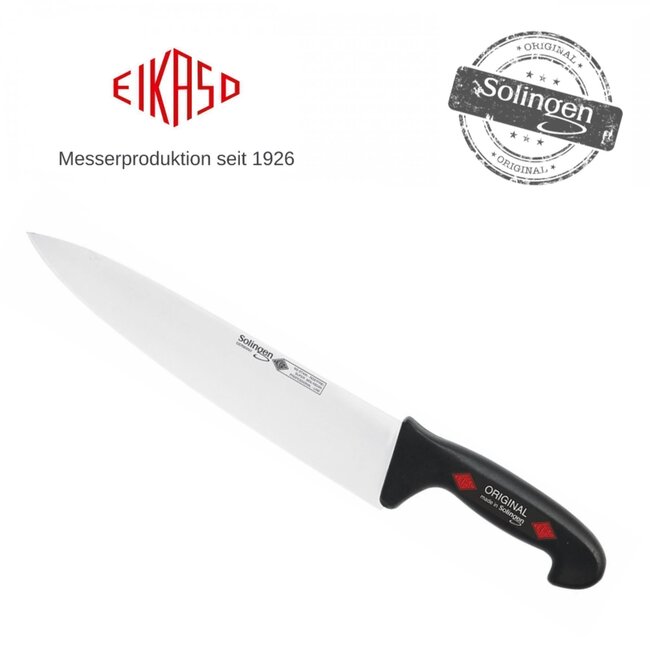 Eikaso Solingen Breed Koksmes 21 cm – Semi Flexibel – Ergonomisch Handvat