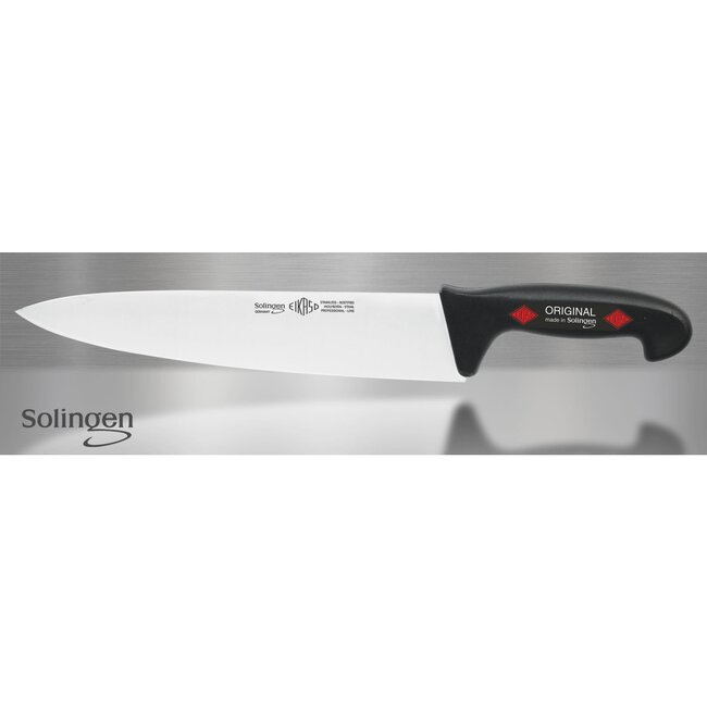 Eikaso Solingen Breed Koksmes 21 cm – Semi Flexibel – Ergonomisch Handvat