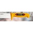 Eikaso Solingen Slagersmes met Bull Nose en Kuilen – 26 cm Lemmet – Stijf – Geel Profitect Heft