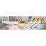 Eikaso Solingen Slagersmes met Bull Nose – 21 cm Lemmet – Stijf – Geel Profitect Heft