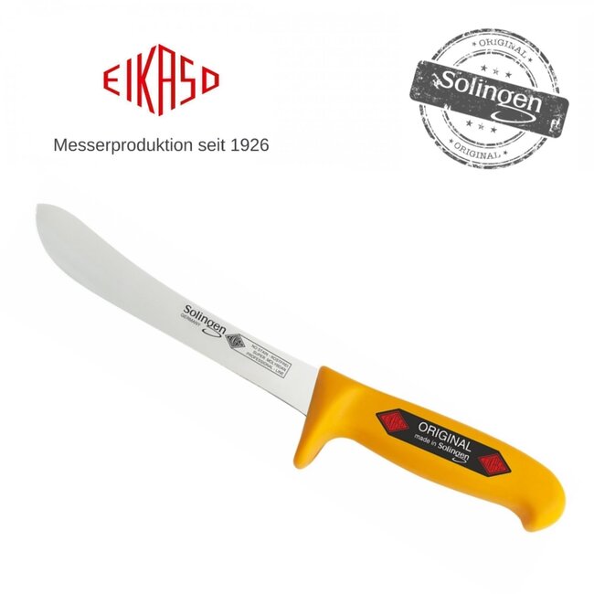 Eikaso Solingen Slachtmes met Semi-Flexibel Lemmet 18 cm – Geel Profitect Heft