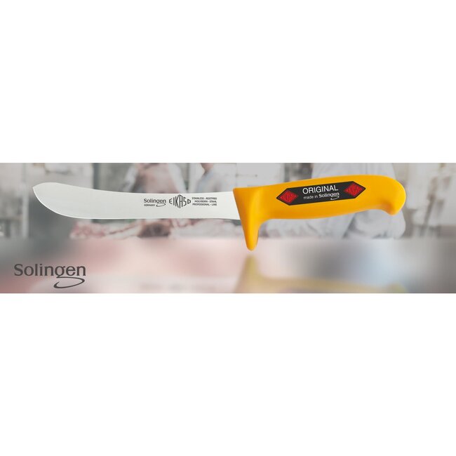 Eikaso Solingen Slachtmes met Semi-Flexibel Lemmet 18 cm – Geel Profitect Heft
