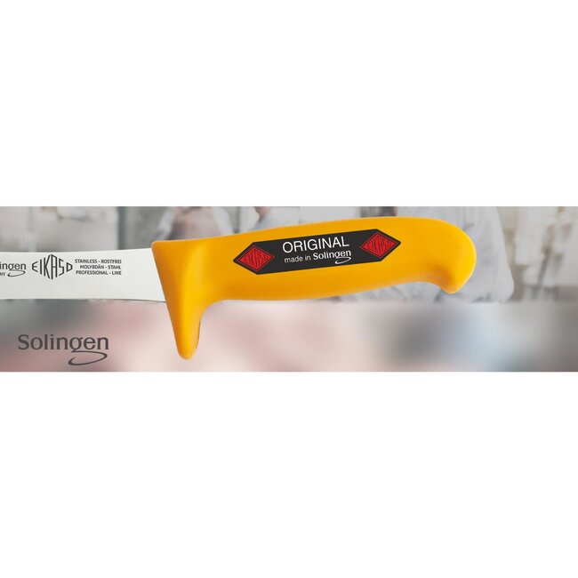 Eikaso Solingen Slachtmes met Semi-Flexibel Lemmet 21 cm – Geel Profitect Heft